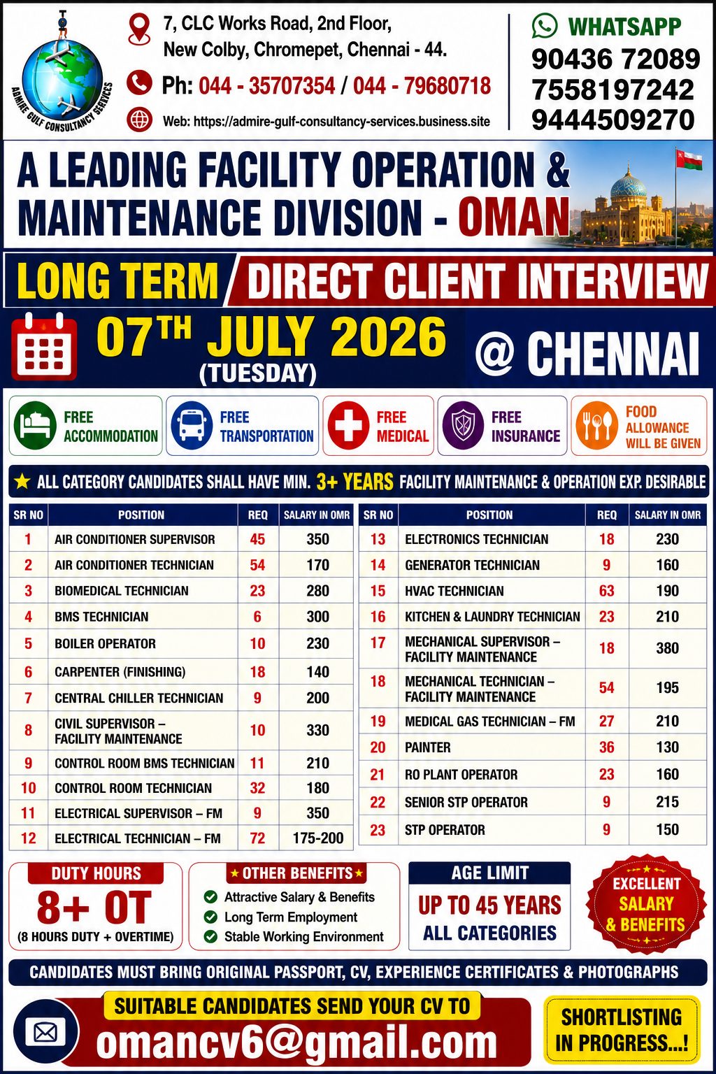 A LEADING FACILITY OPERATION & MAINTENANCE DIVISION - OMAN