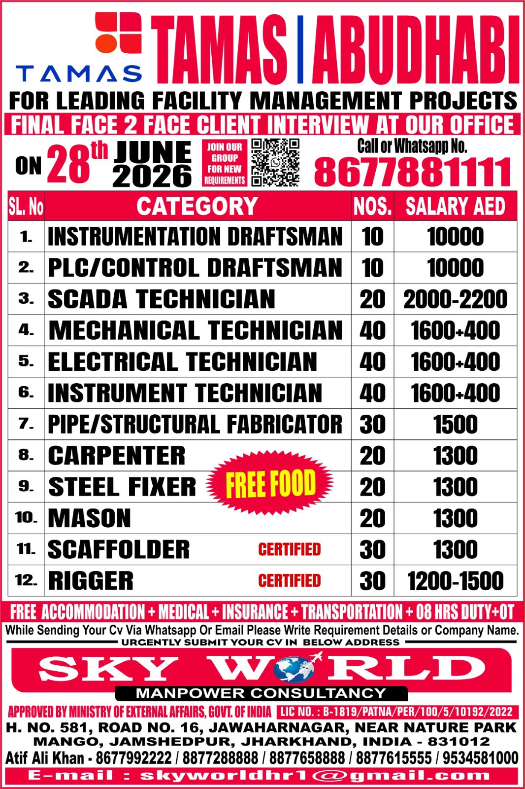 Abu Dhabi hiring