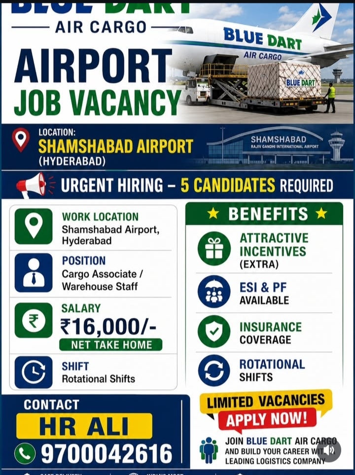 Airport job vacancy