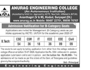 Anurag Engineering college