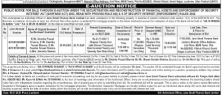 AUCTION NOTICE