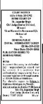Court Notice