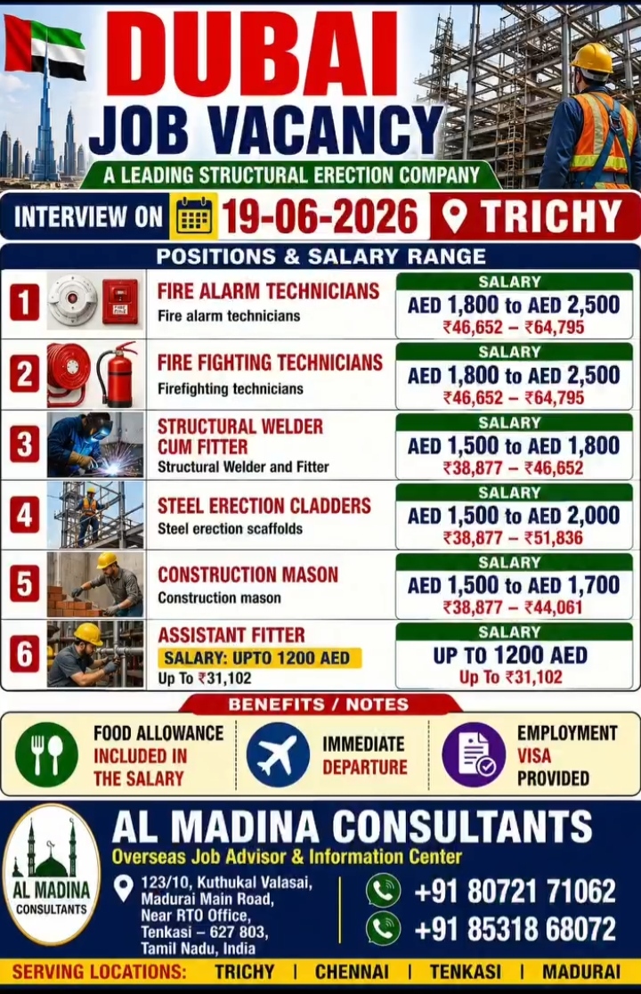 Dubai job vacancy
