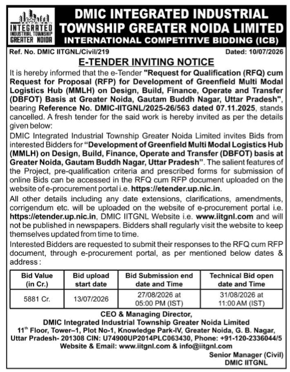 E-TENDER NOTICE