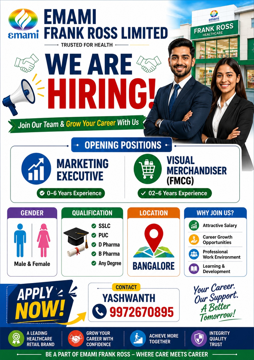 EMAMI frank ross limited is hiring
