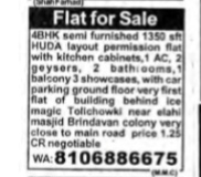 FLAT FOR SALE