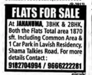 FLAT for sale