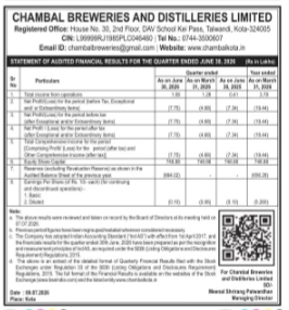 FORMAL FINNACIAL DISCLOSURE STATEMENT