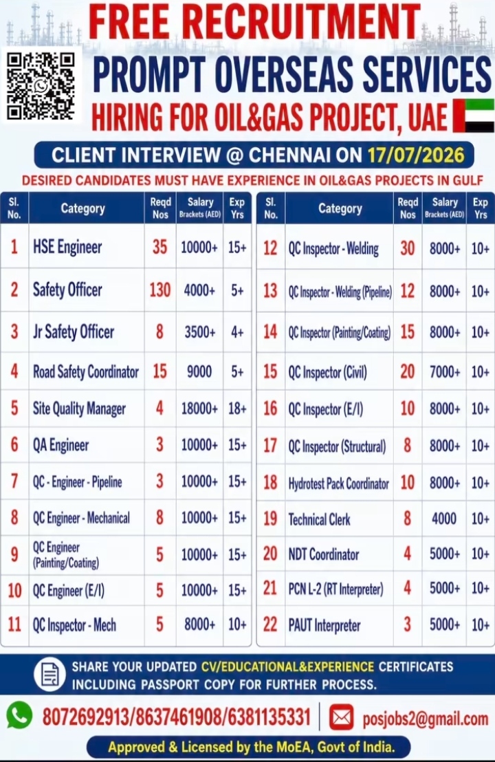 FREE RECRUITMENT IN UAE
