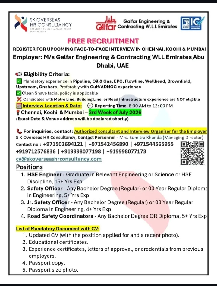 FREE RECRUITMENT UAE