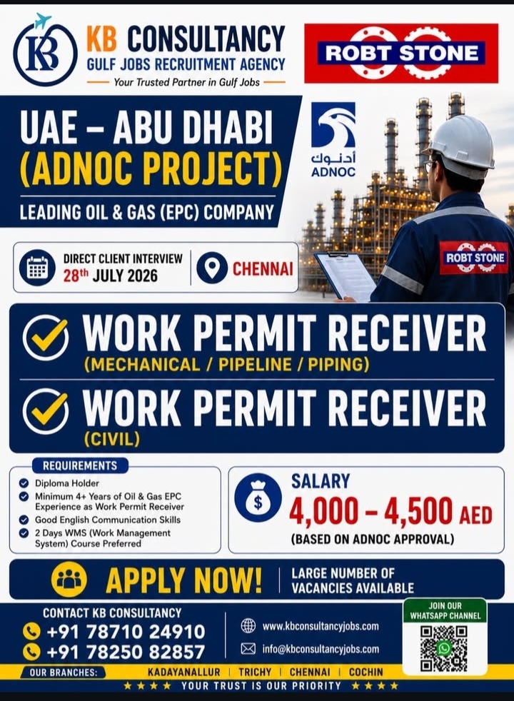 Gulf Jobs: ADNOC Project Recruitment 2026