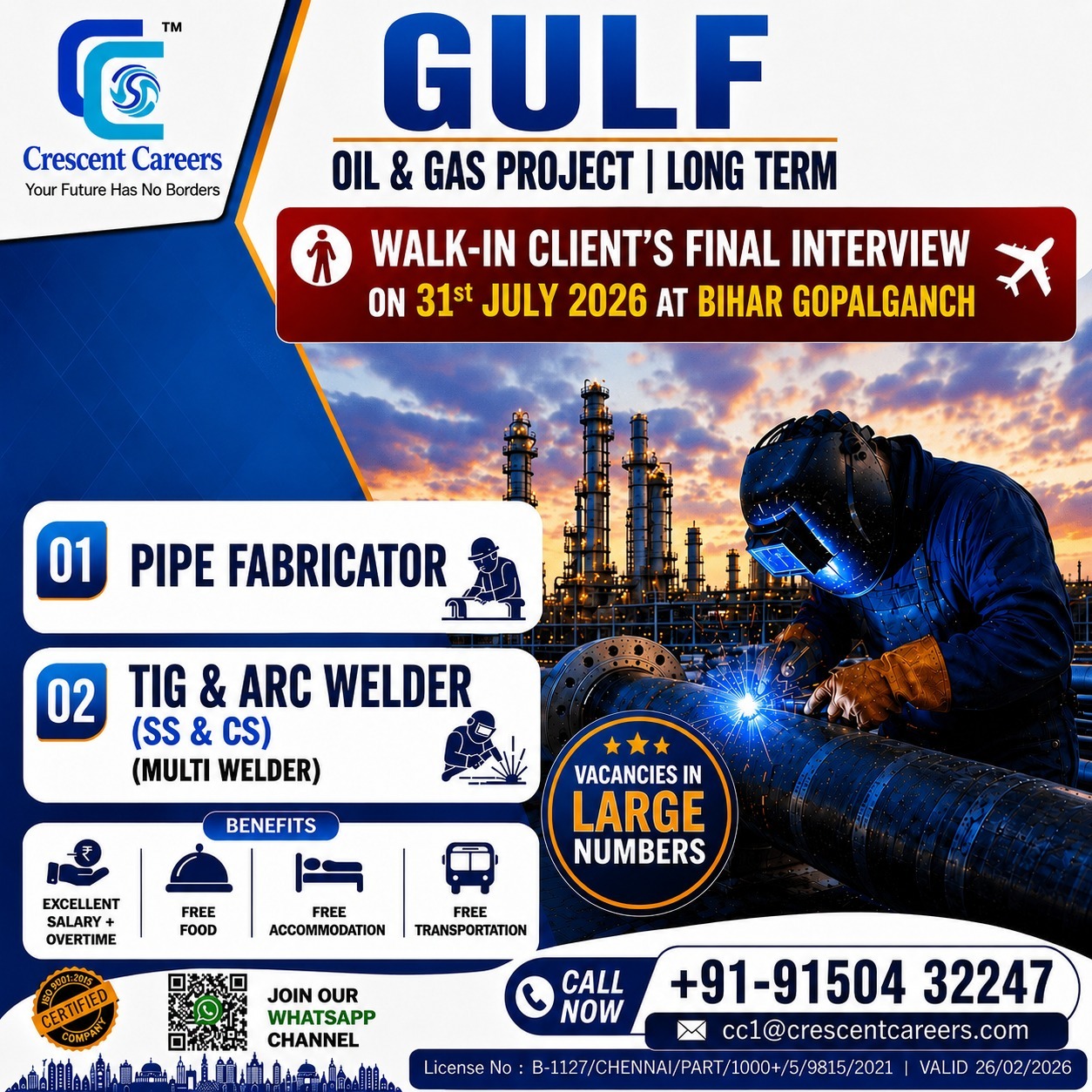 Gulf Oil & Gas Project Recruitment Drive