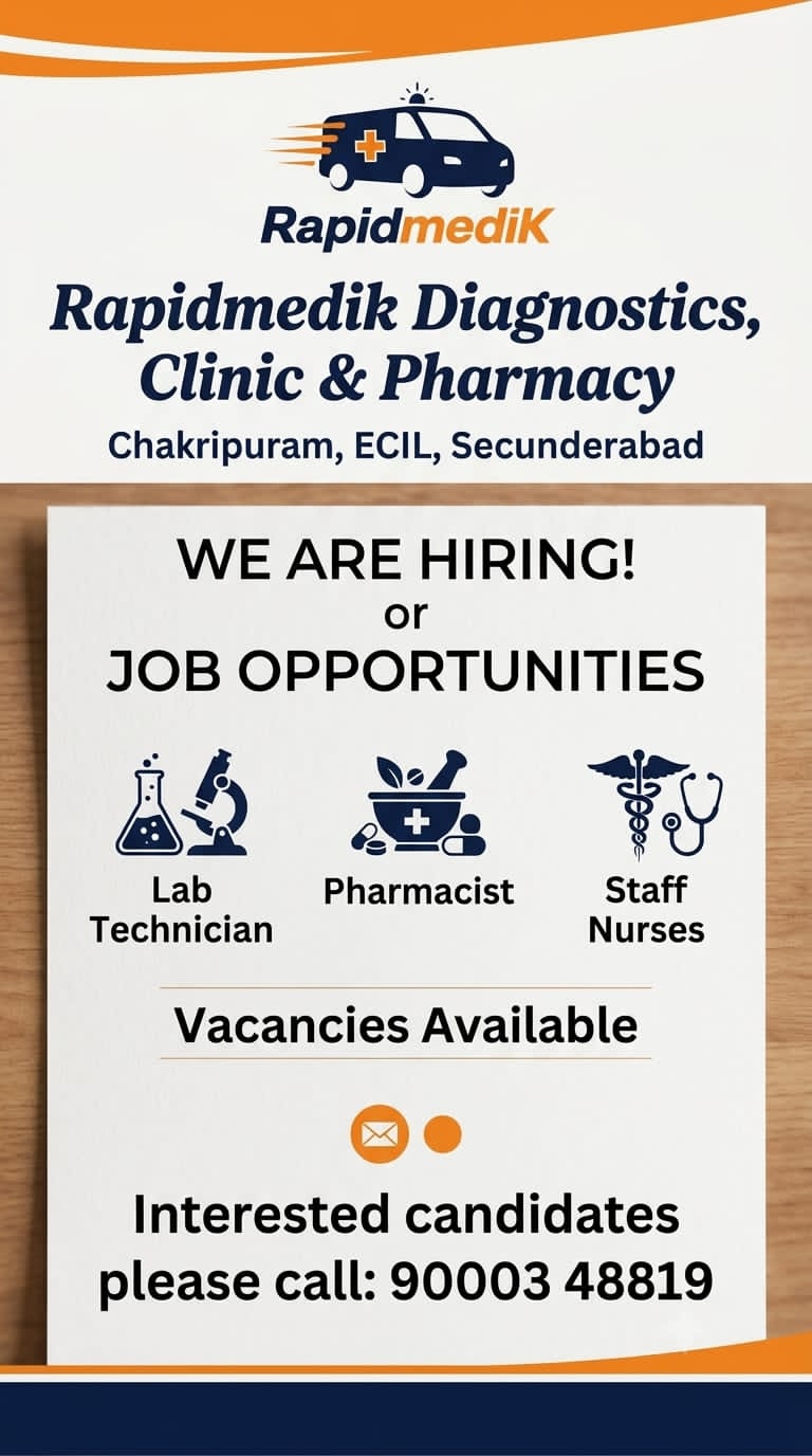 Hiring for lab diagnostic