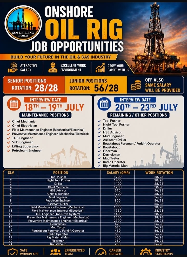HIRING FOR OMAN