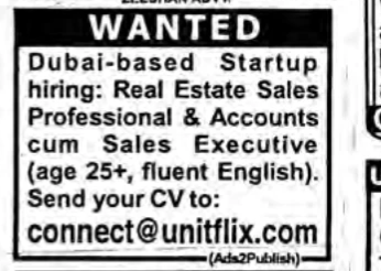 HIRING FOR REAL STATES