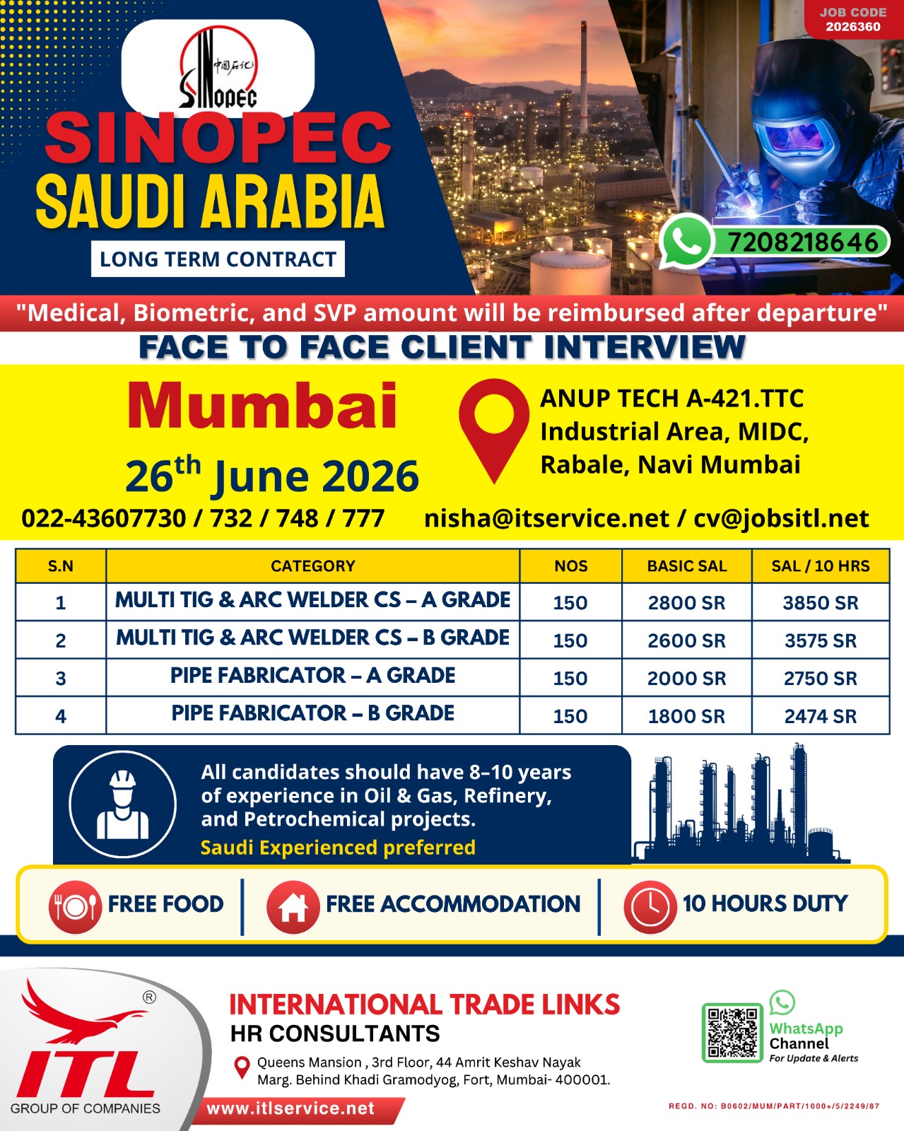 Hiring for Saudi Arabia
