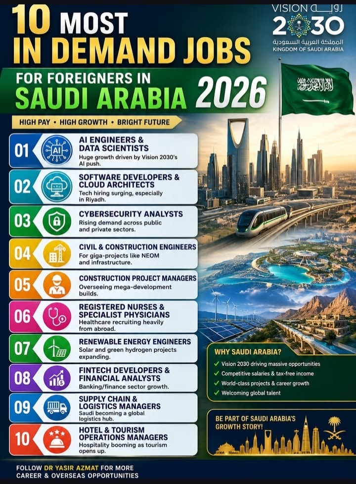 HIRING FOR SAUDI ARABIA