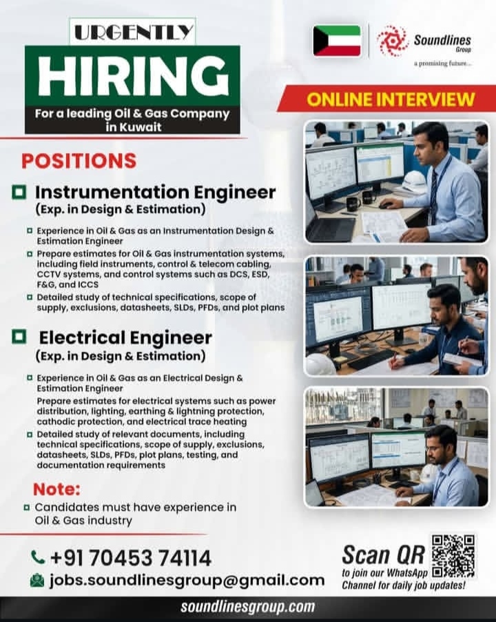HIRING FOR SAUDI ARABIA
