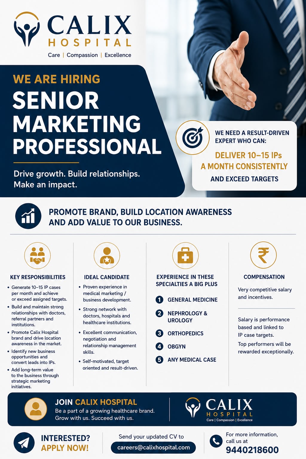 Hiring for senior marketing