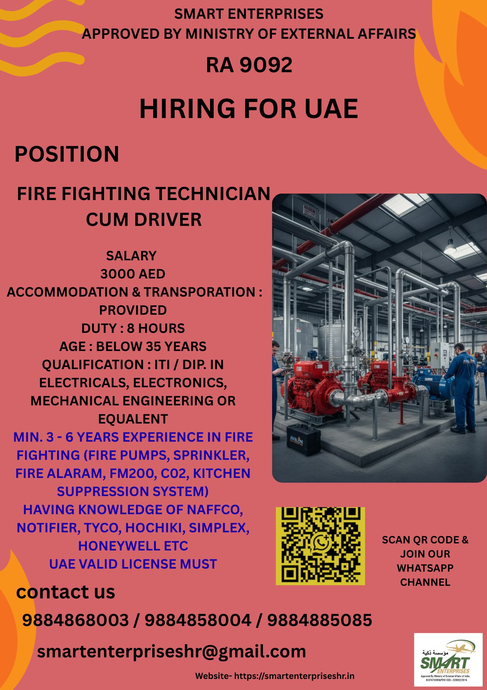 HIRING FOR UAE