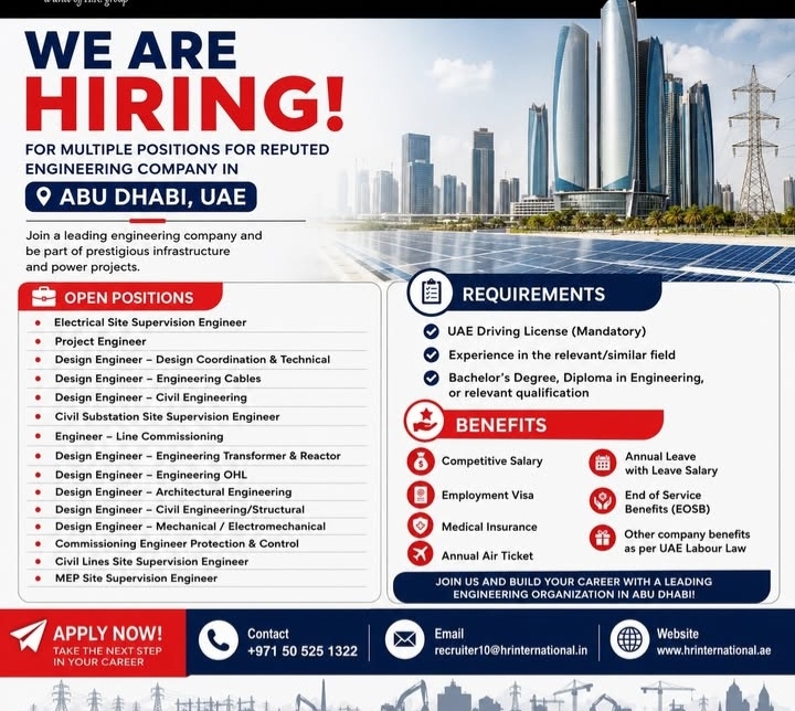 HIRING IN ABU DHABI