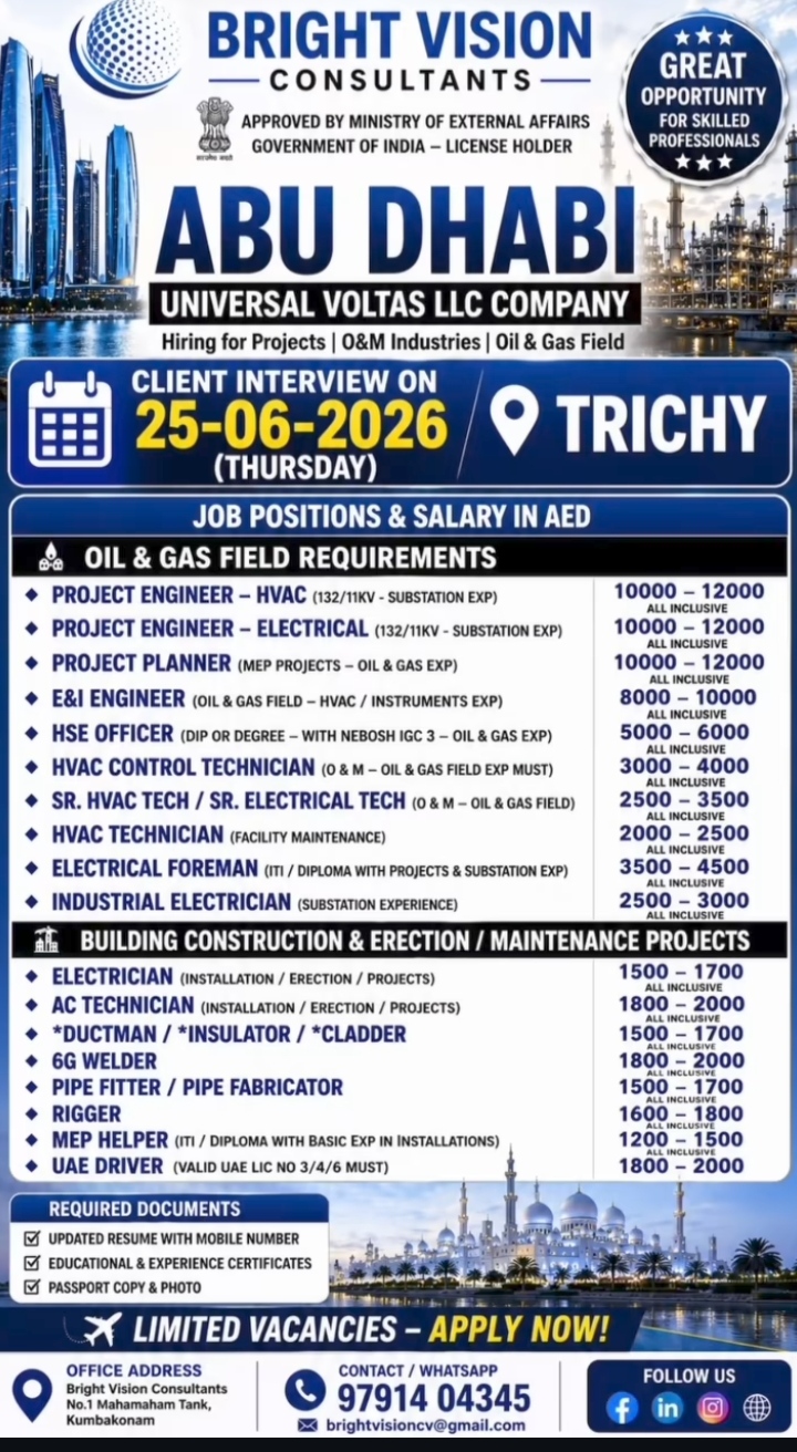 Hiring in AbuDhabi