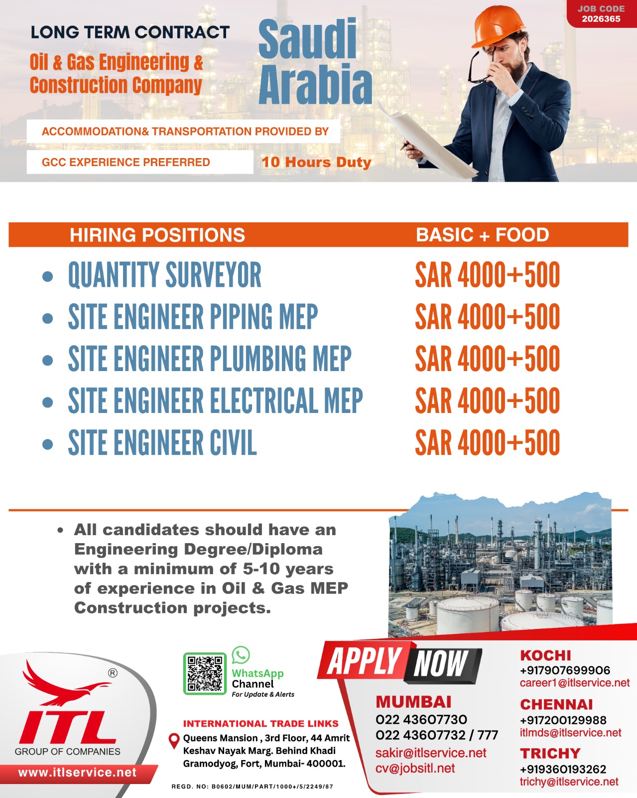 Hiring in ksa