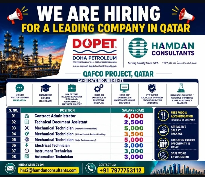 Hiring in Qatar