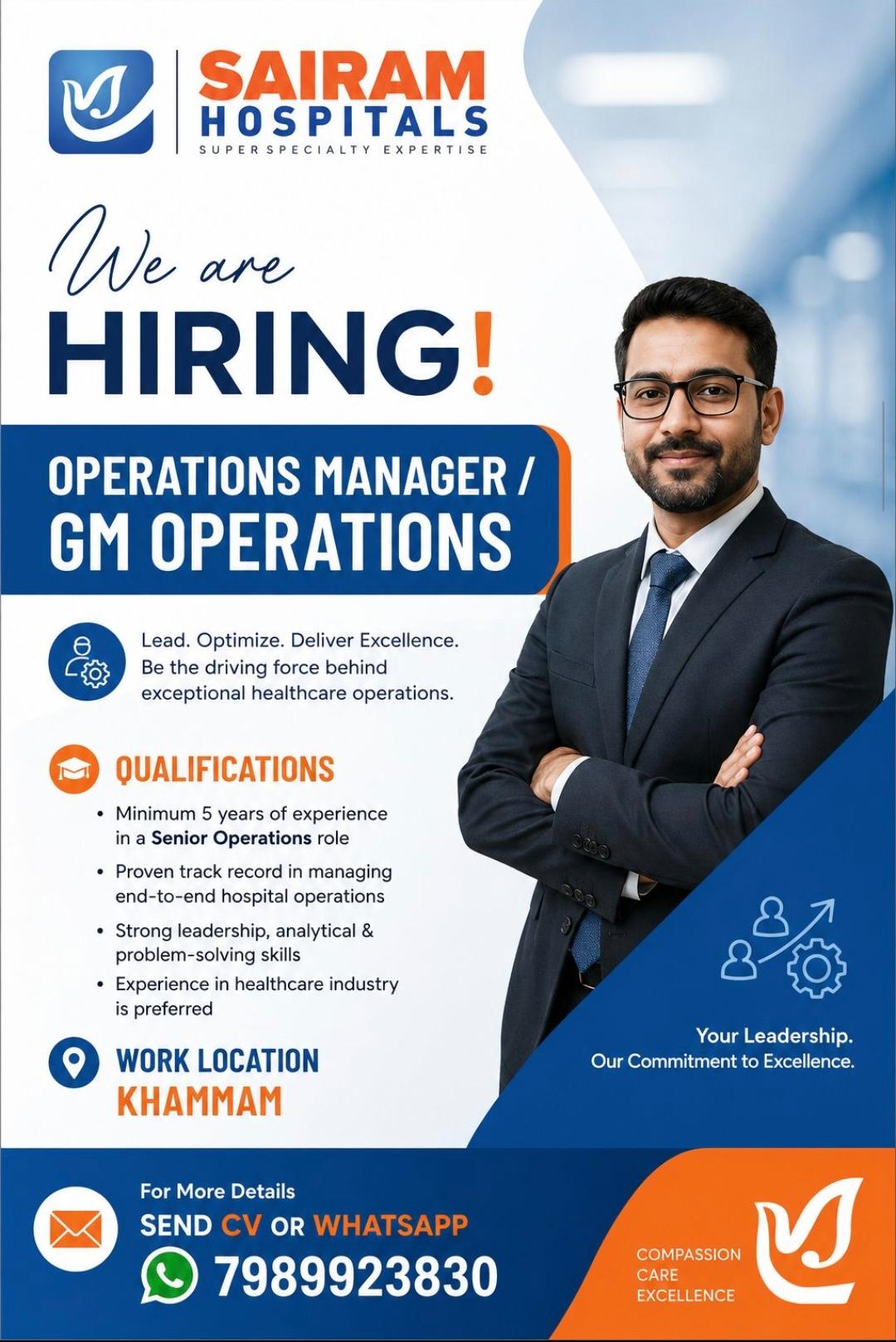 Hiring in SAIRAM HOSPITAL