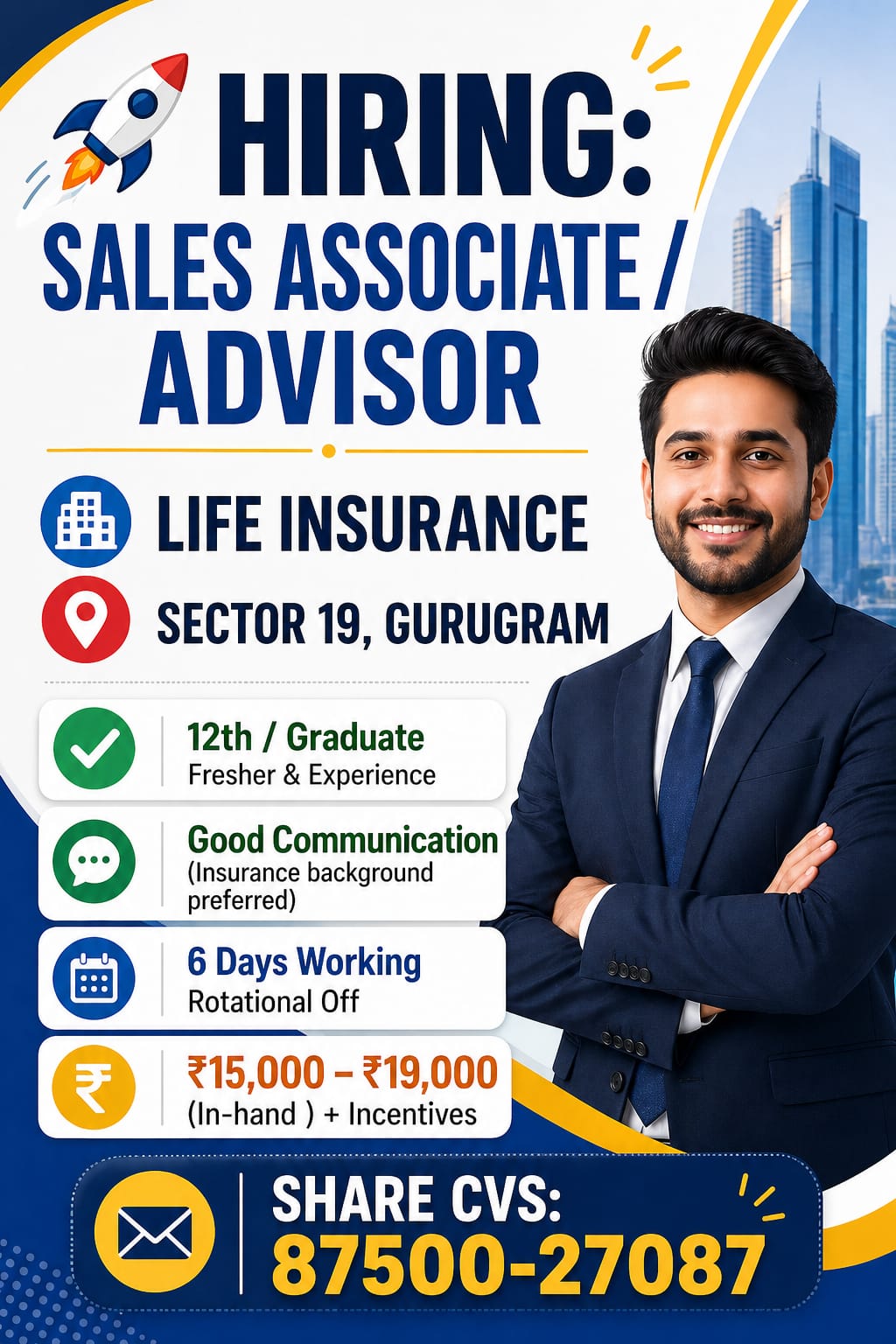 Hiring sales associate