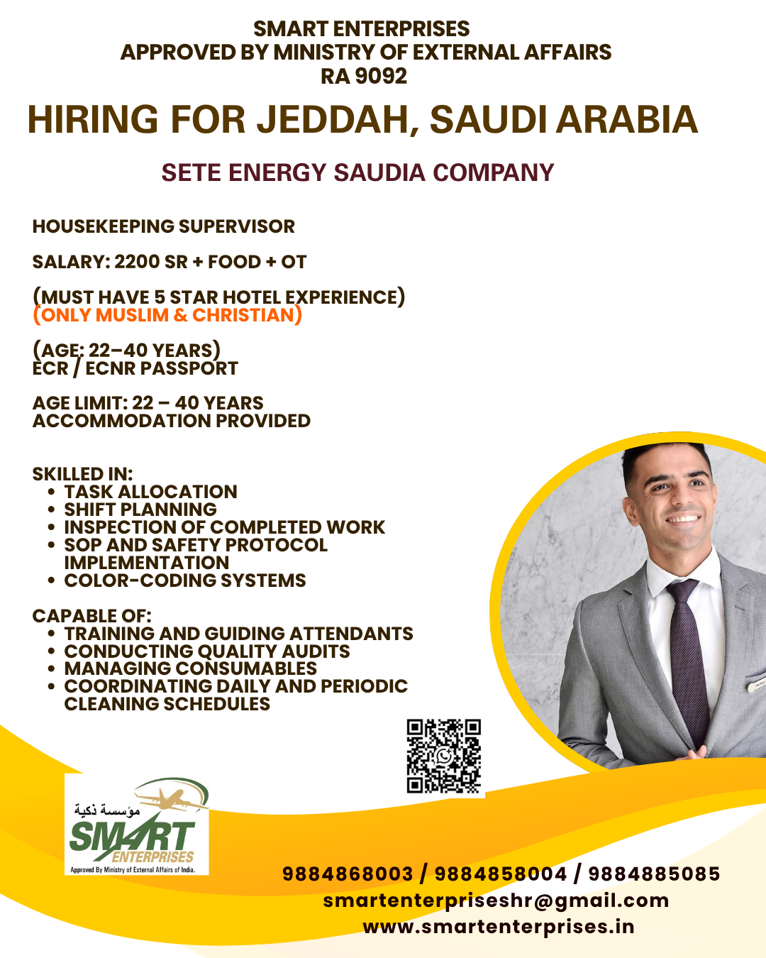 HIRNG FOR JEDDAH SAUDI ARABIA