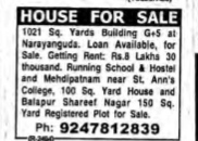 HOUSE FOR SALE