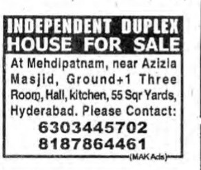 HOUSE FOR SALE
