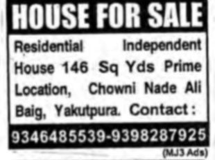 HOUSE FOR SALE