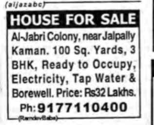 HOUSE FOR SALE