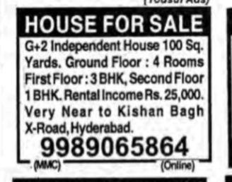 HOUSE FOR SALE
