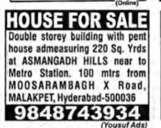 HOUSE FOR SALE