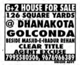 HOUSE FOR SALE