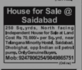 HOUSE FOR SALE