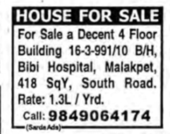 HOUSE FOR SALE