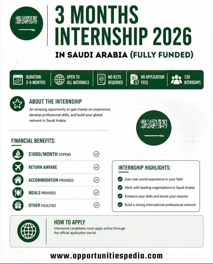 INTERNSHIP IN SAUDI ARABIA