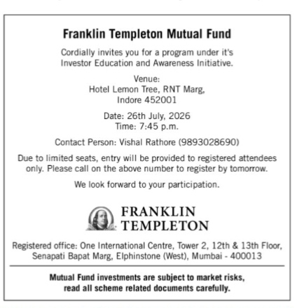 Invitation: Franklin Templeton Investor Awareness Program