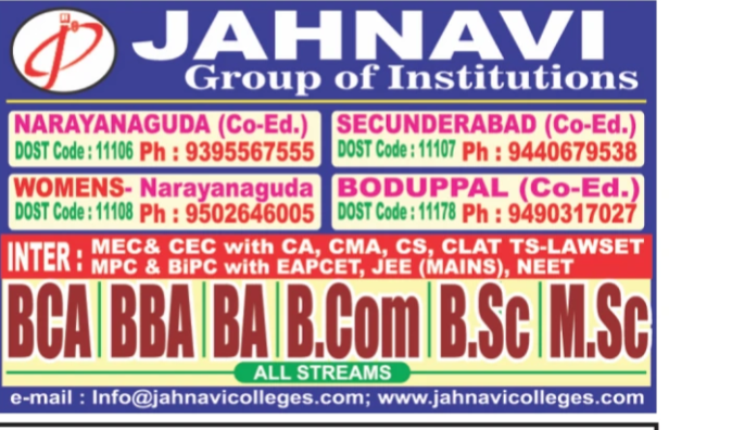 Jahnavi Group of Institutions Campus Branches and Courses Directory
