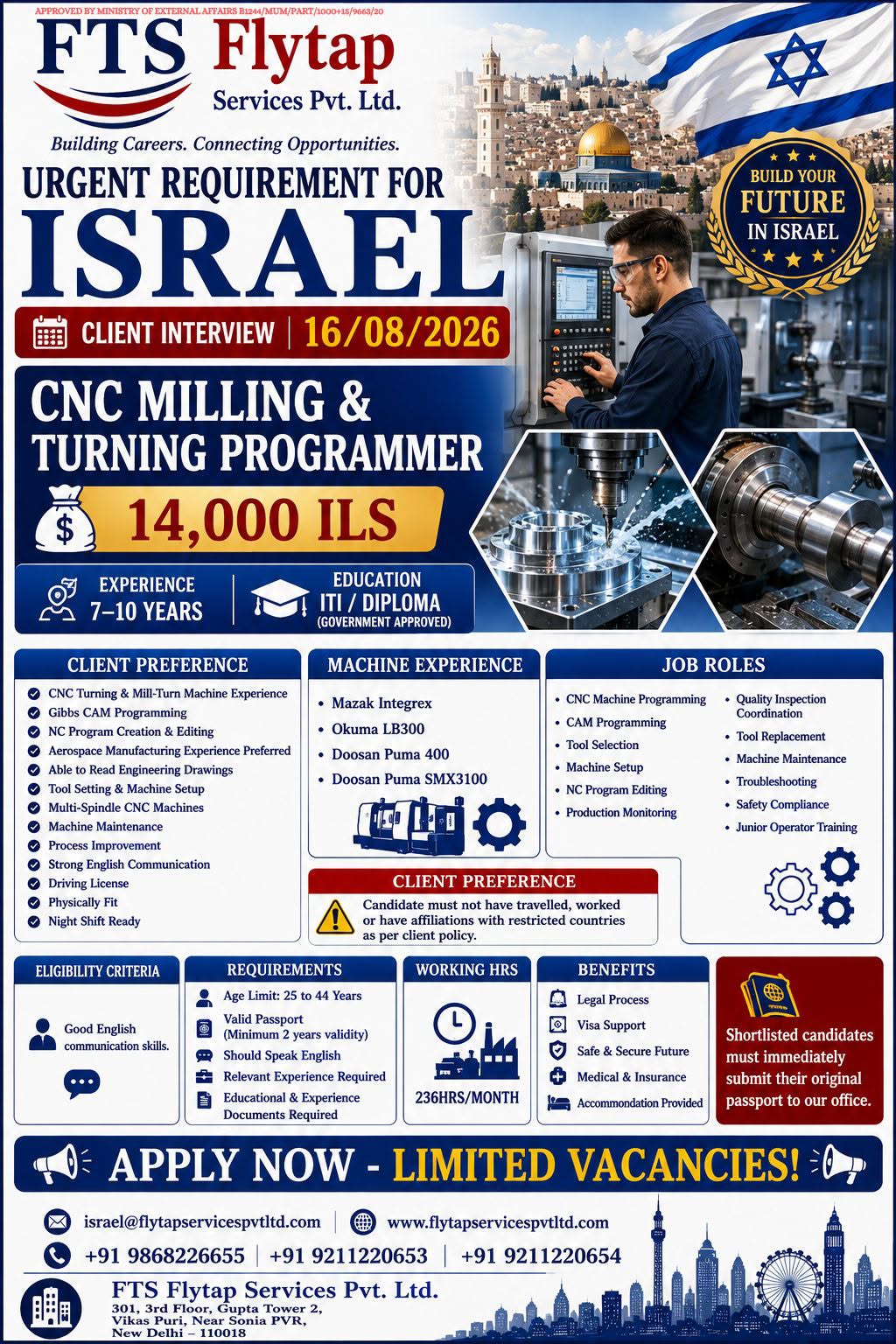 Job Opening: CNC Milling & Turning Programmer