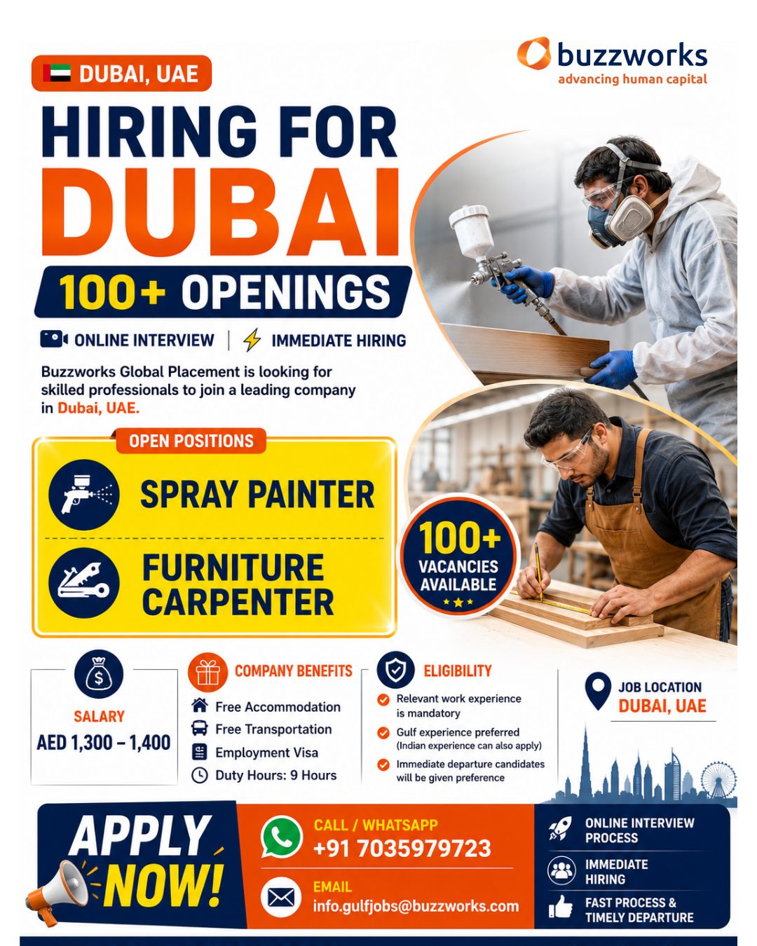 JOB OPENING - DUBAI