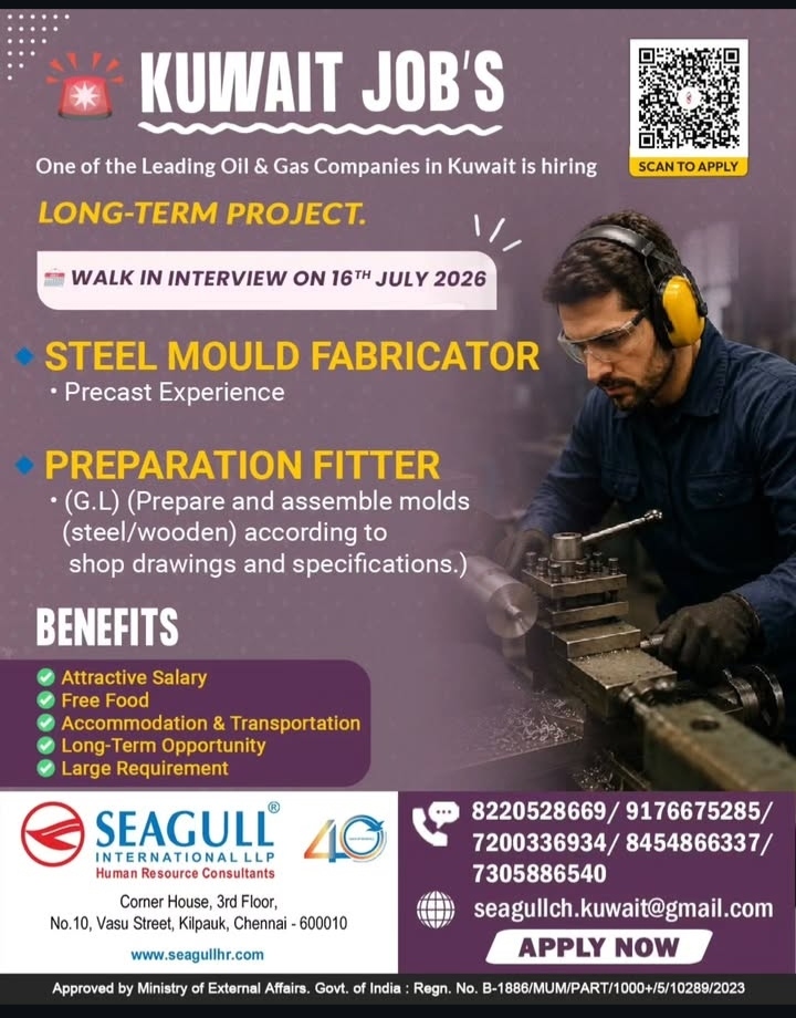JOB OPENING FOR KUWAIT