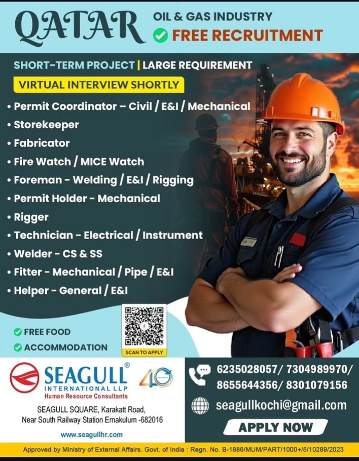 JOB OPPORTUNITY-QATAR