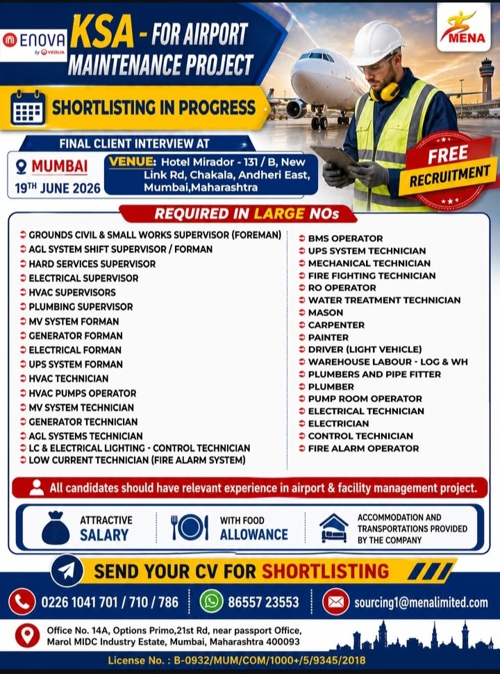 KSA- airport maintenance project