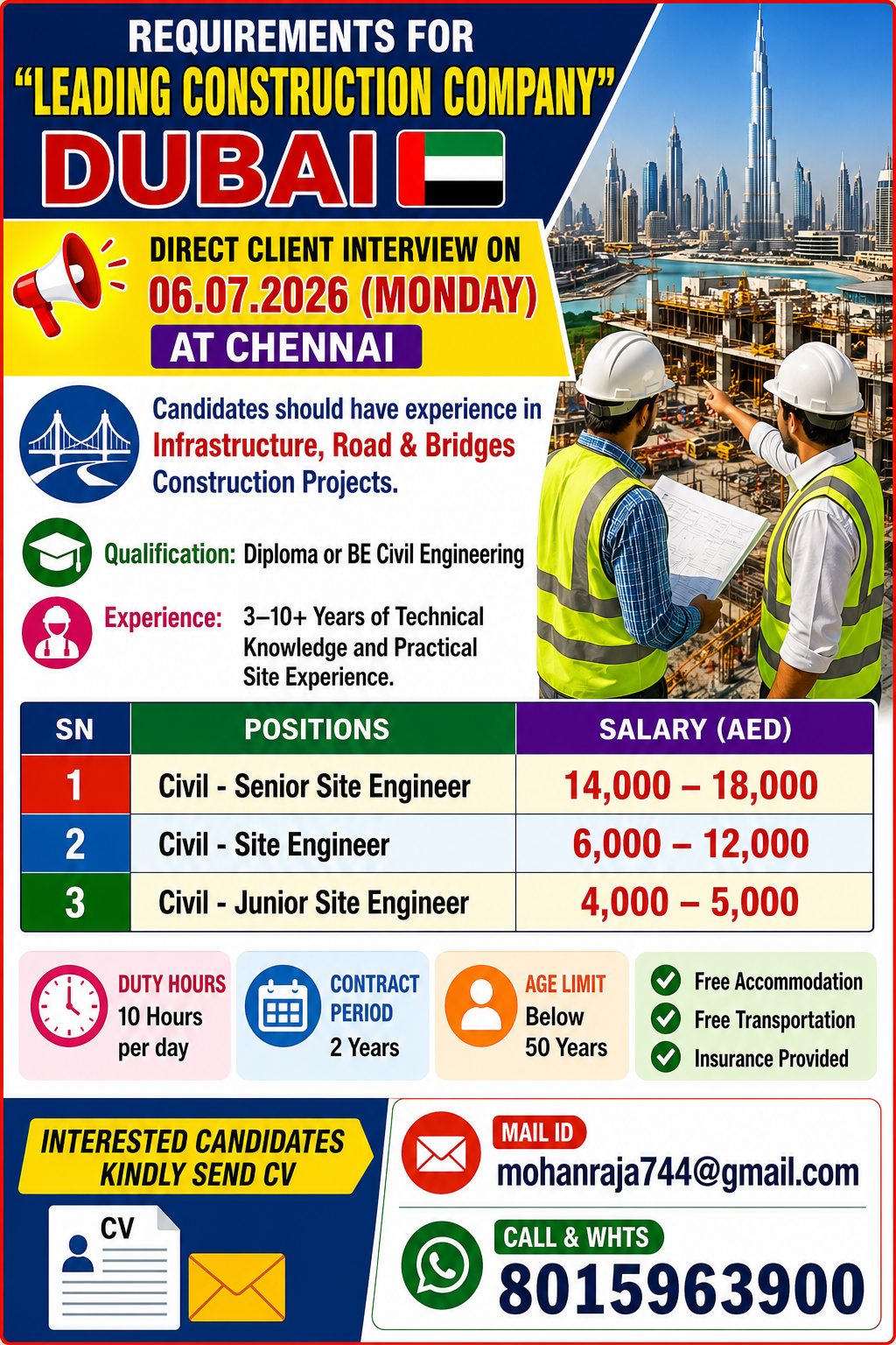 LEADING CONSTRUCTION COMPANY OF DUBAI