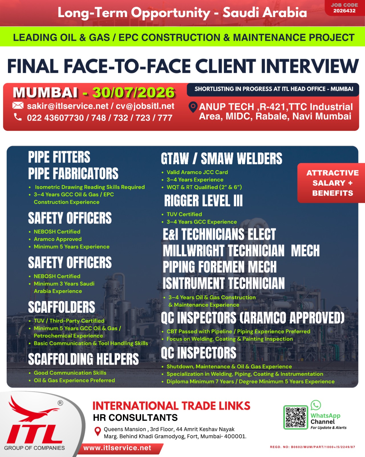 Long-Term Job Opportunities in Saudi Arabia Oil & Gas
